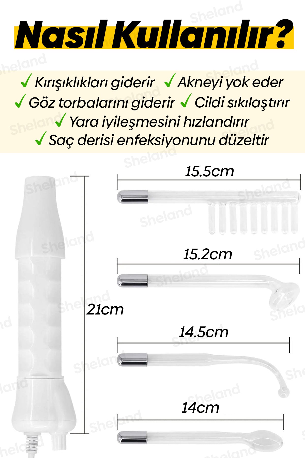 Pro High Frequency Yüksek Frekans Cilt Temizleyici ve Bakım Cihazı