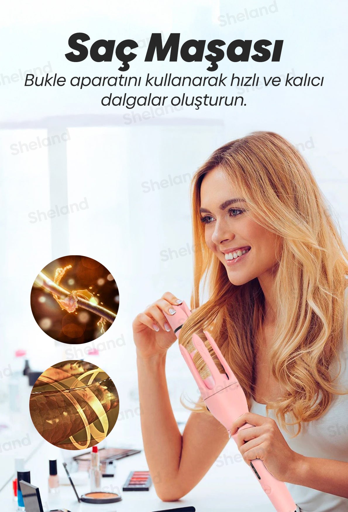 2 si 1 Arada Saç Maşası ve Saç Düzleştirici