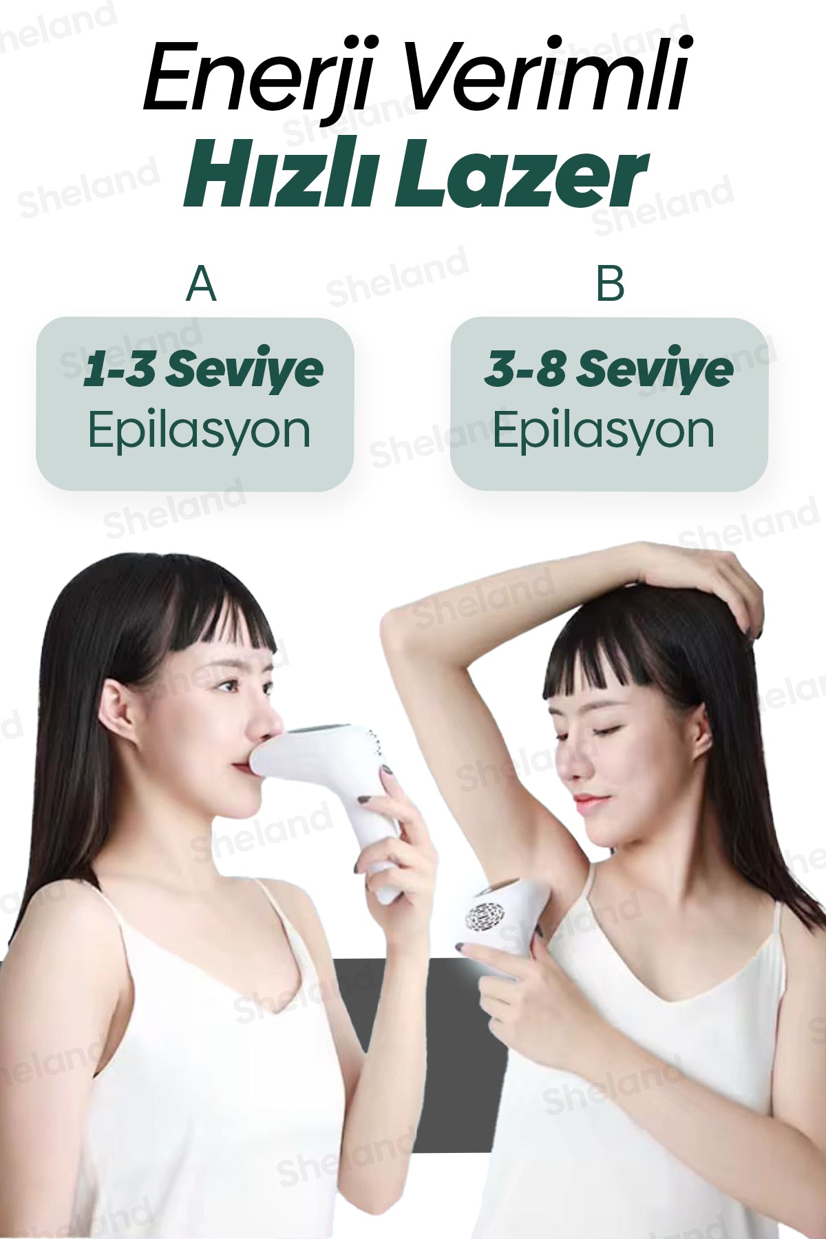 IPL Lazer Epilasyon 8 Kademeli 900.000 Atım