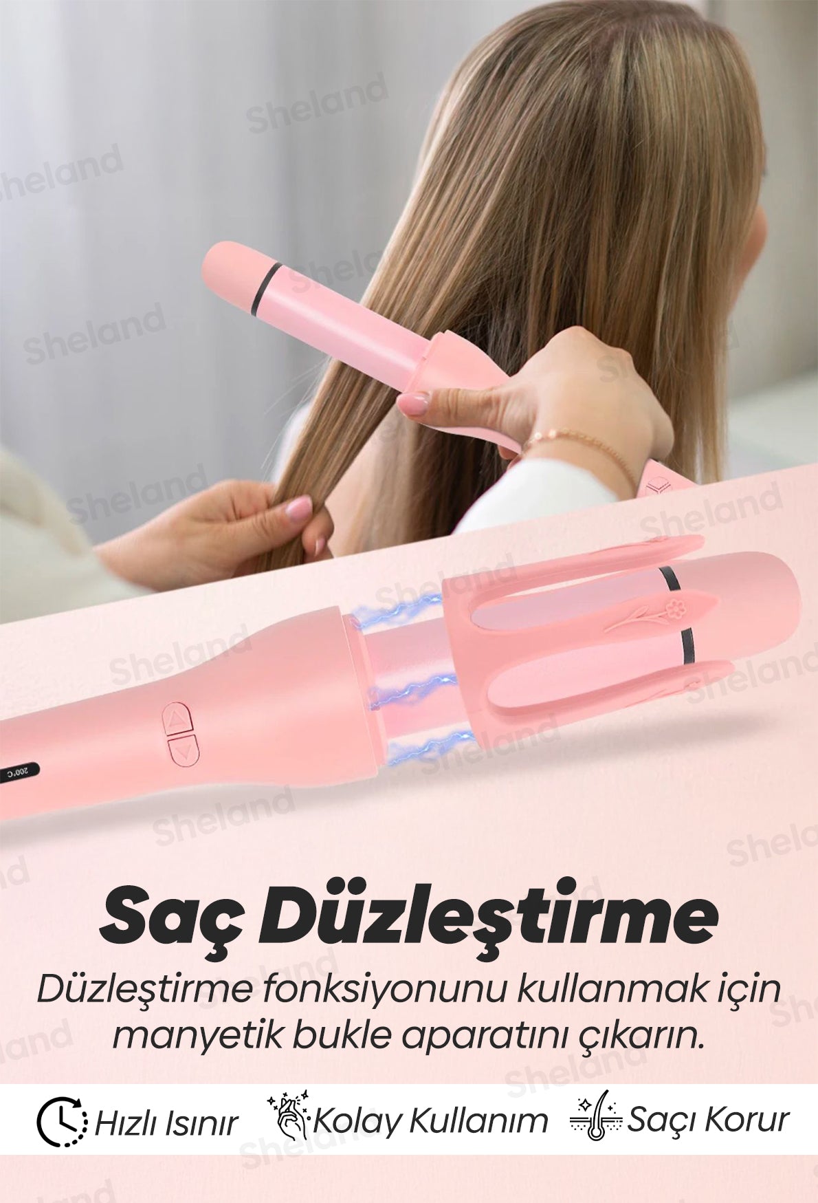 2 si 1 Arada Saç Maşası ve Saç Düzleştirici