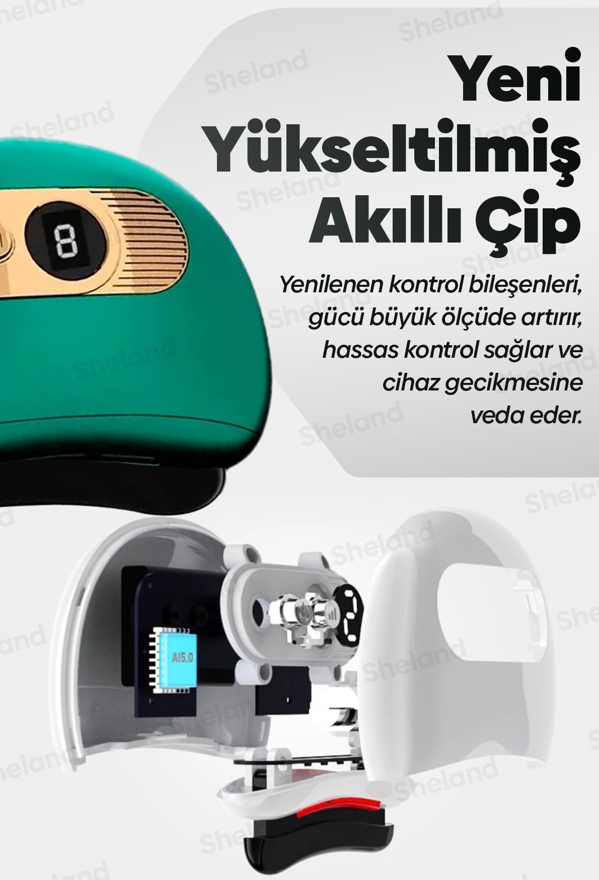 Doğal Bian Taşlı Gua Sha Masaj Taşı Isıtmalı Titreşimli 9 Kademeli Masaj Aleti Cilt Şekillendirme