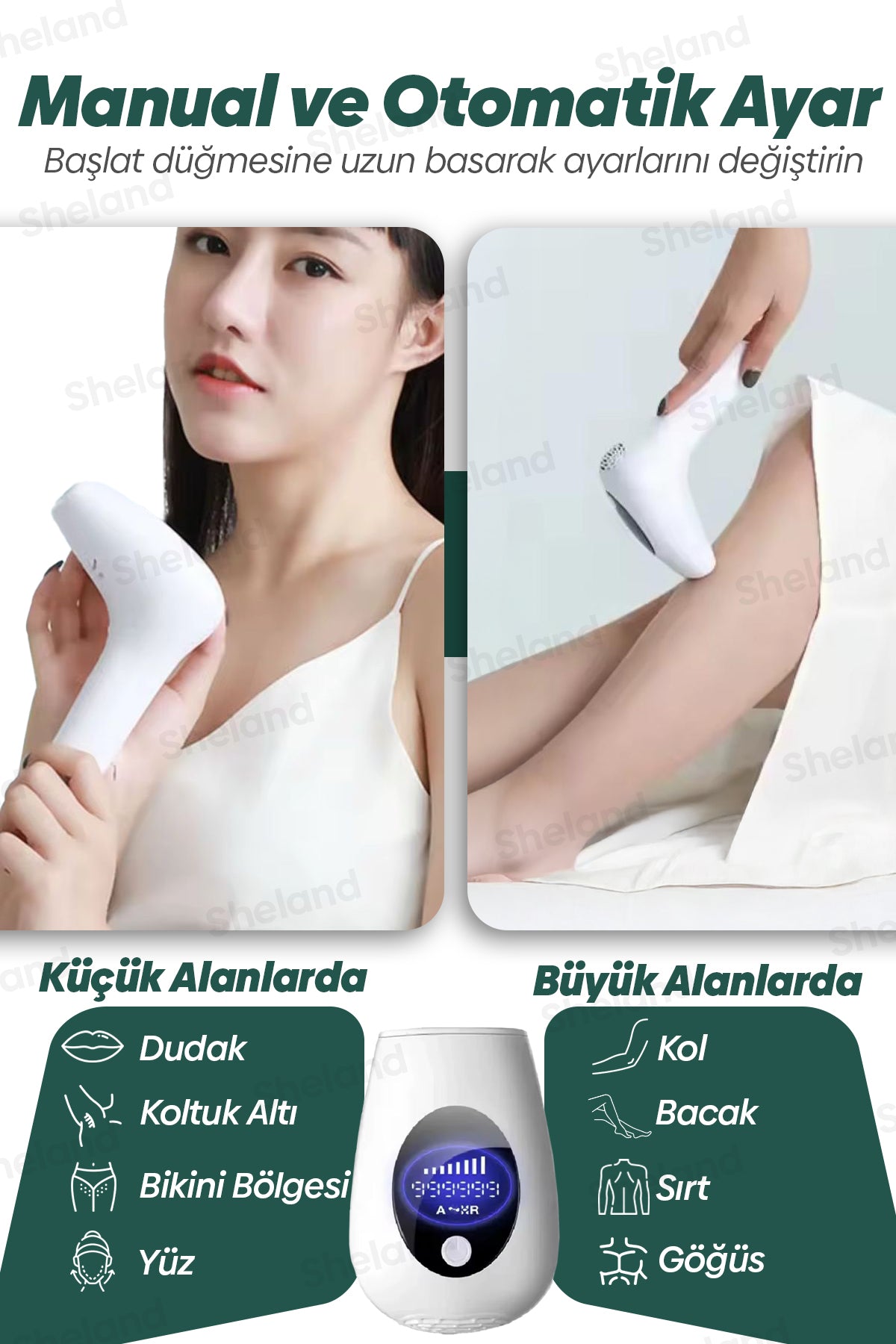IPL Lazer Epilasyon 8 Kademeli 900.000 Atım
