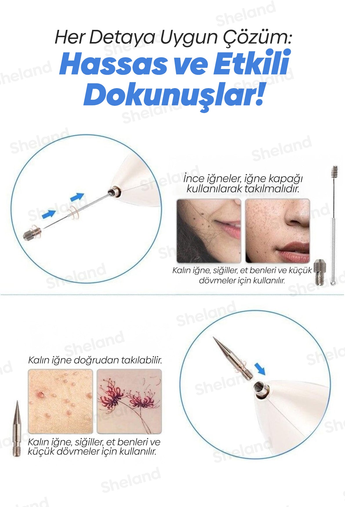 Mole Plazma Pen Akne, Yara Izi, Ben, Dövme, Siğil, Çatlak, Leke Silme ve Cilt Bakım